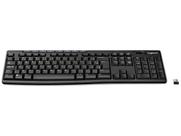 Teclado sem Fio Logitech ABNT2 Preto K270