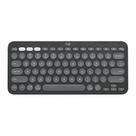 Teclado Sem Fio Logitech, Bluetooth e USB, Pebble Keys 2 K380s, Easy-Switch e Pilha Inclusa, Grafite - 920-011789