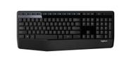 Teclado sem fio Logitech K345 de tamanho completo com apoio para as mãos
