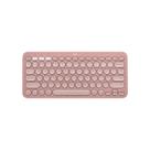 Teclado sem Fio Logitech K380S - Padrao US - Rosa - Bluetooth - 920-011791