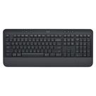 Teclado Sem Fio Logitech Signature K650, Bluetooth, USB, Com Apoio para as Mãos, US, Grafite - 920-010911 Teclado Sem Fio Logitech Signature K650, Bluetooth, USB, Com Apoio para as Mãos, US, Grafite - 920-010911