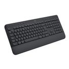 Teclado Sem Fio Logitech Signature K650, Bluetooth, USB, Com Apoio para as Mãos, US, Grafite - 920-010911