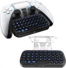 Teclado Sem Fio Para Controle Dualsense Playstation 5 ChatPad Bluetooth Preto
