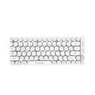Teclado sem fio para jogos Multi-dispositivo Bluetooth e 2.4g Para Celular Tablet Pc Punk Keycaps Silencioso Leve Conveniente Escritório Iluminação Rgb
