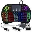 Teclado Sem Fio RGB Com Touchpad Integrado