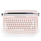 Teclado sem fio YUNZII ACTTO B303 Retro Bluetooth Rosa
