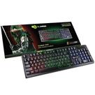 Teclado Semi Mecânico DL Games Invader, LED, ABNT - TG250PRE