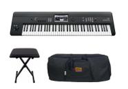Teclado Sintetizador Korg Krome 73 com Banqueta e Capa Kit