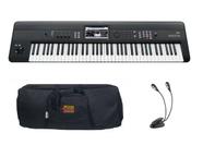 Teclado Sintetizador Korg Krome 73 Com Capa e Luminária Kit