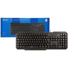 Teclado Slim Multimídia com Fio Multilaser TC206 - Conexão USB e Teclas Silenciosas