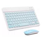 Teclado Slim sem Fio Bluetooth Português ABNT2 Mouse Bluetooth