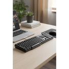 Teclado Slim USB Preto ABNT2 Silencioso para PC/Mac