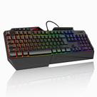 Teclado TECKNET com Fio RGB, 108 Teclas, Resistente a Derramamentos