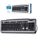 Teclado Ultra Multimidia ABNT2 Padrão Brasileiro - BK-170M - Exbom