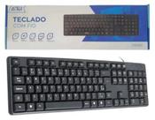 Teclado USB Aitek Office ABNT2 Super Macio Padrão Brasileiro E2001