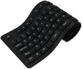 Teclado USB com fio 78 teclas pequeno teclado impermeável para notebook PC desktop computador escritório USB BORRACHA