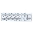 Teclado USB Fortrek K15 White - ABNT2 - Teclas de Perfil Baixo - Branco - 84953