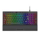 Teclado usb gamer shiva 98 rgb redragon abnt2 preto - k515-rgb pt