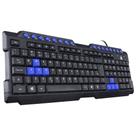 Teclado usb gamer vx gaming dragon v2 abnt2 1.8m preto com azul - gt102 - Vinik