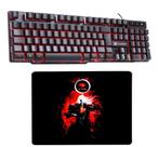 Teclado Usb Gamer Vx Hydra 107 Teclas(com fio)+ Mousepad Gfire Mp2014