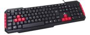 Teclado USB Goldentec GT TGaming Preto/Vermelho - Goldentec Acessorios Teclado USB Goldentec GT TGaming Preto/Vermelho - Goldentec Acessorios