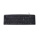 Teclado USB Multimídia Preto ABNT2 com Teclas Macias Plug and Play KMex KM2928