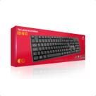Teclado Usb Multimídia Preto Kbm10bk Preto Português Brasil