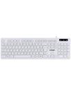 Teclado Usb Multimidia Slim Branco - Teclas Chocolate - Cabo 1.8m - Vinik - Tcb200