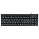 Teclado USB Padrão ABNT2 107 Teclas + 13 Teclas Multimídia Preto Monocron MN8260