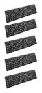 Teclado Usb Preto Com Fio Kb-14bk C3tech Kit Com 5 Atacado Teclado Usb Preto Com Fio Kb-14bk C3tech Kit Com 5 Atacado