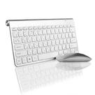 Teclado Usb Sem Fio Português Brasil Abnt2 Com Mouse Premium - KAPBOM