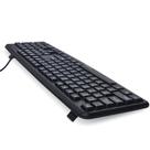 Teclado Verbatim Slimline Teclado numérico USB com fio preto