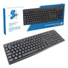 Teclado Wireless Sem Fio Office Tw-500 2.4ghz Preto 5+ Teclado Wireless Sem Fio Office Tw-500 2.4ghz Preto 5+