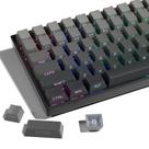 Teclas XVX PBT impressas lateralmente, 136 teclas, cinza gradiente, OEM
