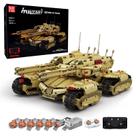 Tecnologia Building Block Tank Mold King 20011 com RC Adult Tecnologia Building Block Tank Mold King 20011 com RC Adult