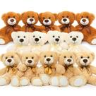 Teddy Bears MoriSmos Bulk, 14 pacotes de pelúcia de 14 polegadas para meninas de 3 anos ou mais Teddy Bears MoriSmos Bulk, 14 pacotes de pelúcia de 14 polegadas para meninas de 3 anos ou mais
