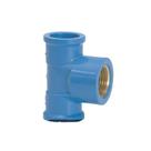 Tee azul 25mm x 3/4 Tee azul 25mm x 3/4