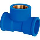 Tee Azul Corr Plastik 3/4 X 3/4 - Kit C/25 Unidades