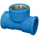 Tee Azul Fortlev 3/4 X 1/2 - Kit C/15 Unidades Tee Azul Fortlev 3/4 X 1/2 - Kit C/15 Unidades