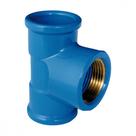 Tee Azul Plastilit 3/4 X 1/2 - Kit C/20 Unidades Tee Azul Plastilit 3/4 X 1/2 - Kit C/20 Unidades