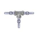 Tee com 3 torneirinha do regulador de 1/4 npt x bico 3/8
