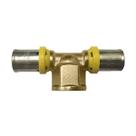 Tee com Rosca Femea Para Tubo Multicamada 16mm X 1/2 X 16mm.