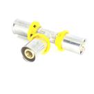 Tee Conexão Para Gás Tubo Multicamada Prensar 16mm Gn Glp