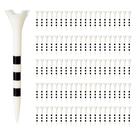 Tee de Golfe Amazon Basics 7 cm Plástico Reciclado Pacote com 100 Unidades