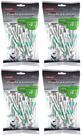 Tee de Golfe Pride ProLength Max 10 cm Branco 4 Pacotes