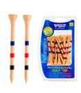Tee de Madeira Pro Golf Master Profissional 83mm Kit 30 Unds