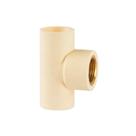 Tee De Transição Cpvc Dn22mm X 3-4'' Para água Quente-fria - Amanco Tee De Transição Cpvc Dn22mm X 3-4'' Para água Quente-fria - Amanco