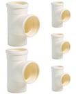Tee Esgoto DN150mm x 100mm 5 Peças Krona