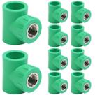 Tee F/F/F Insmet Ppr 25mm x 1/2"pol 10 Peças Krona