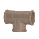 Tee Redução PVC 32x25mm com Bolsa Soldável - Resistente a 750 KPa